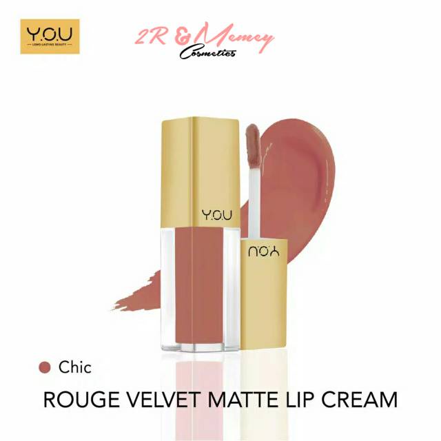 Y.O.U The Gold One Rouge Velvet Matte Lip Cream - YOU