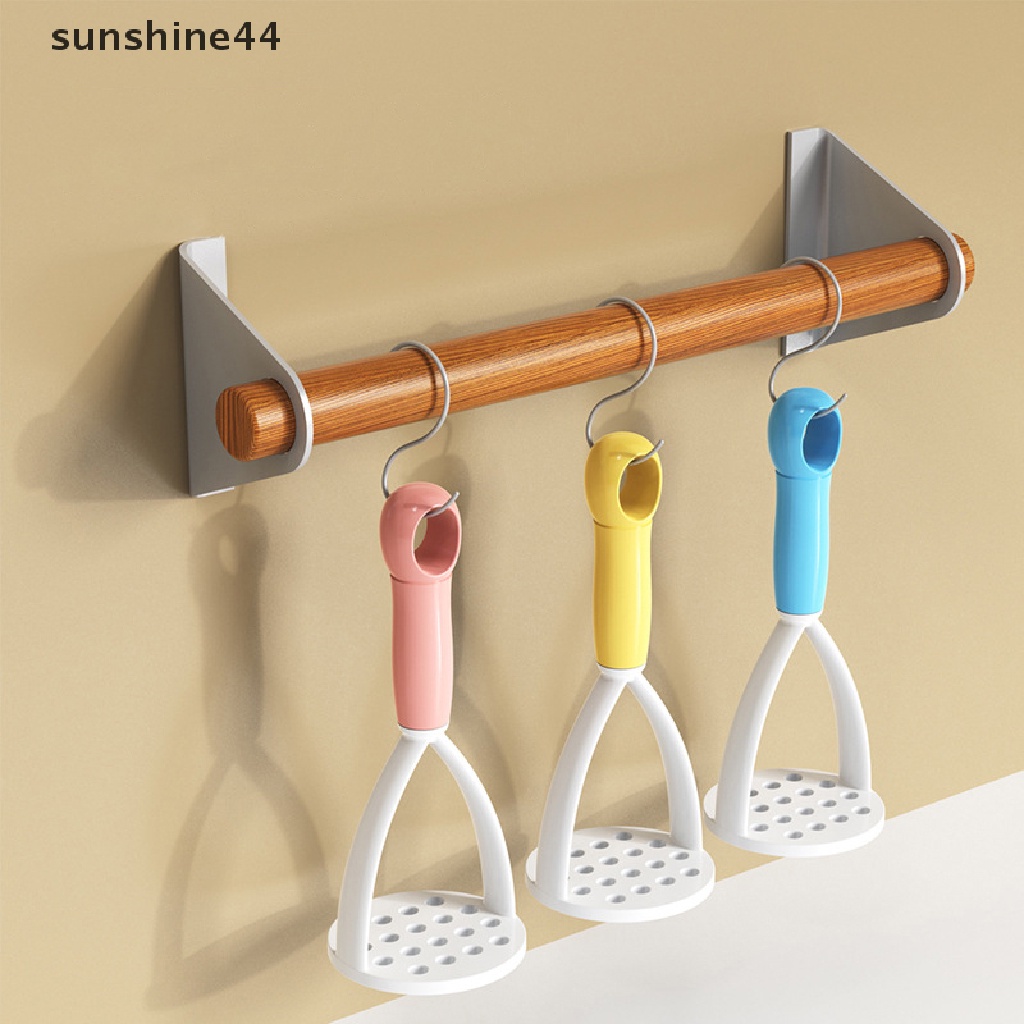 Sunshine Kitchen Portable Manual Potato Masher Labu Lumpur Press Alat Buah Sayur ID