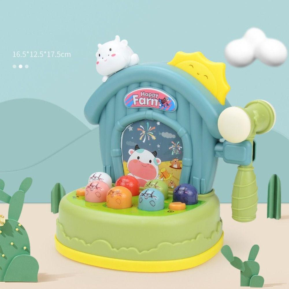 Lanfy Whack-A-Mole Game Kreatif Novelty Mainan Konsol Game Hadiah Ulang Tahun Model Mainan Puzzle Game Hadiah Hari Anak Montessori Game Game Konsol Mainan Edukasi Dini