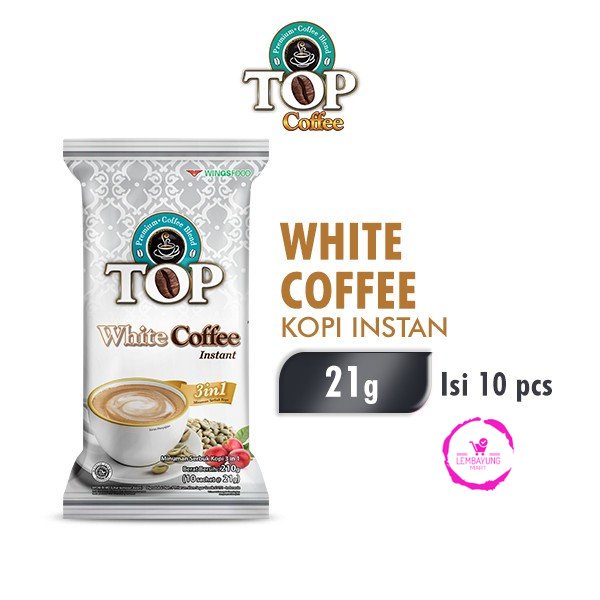 

Top White Coffee Kopi Instan 21 gr isi 10 pcs x 5
