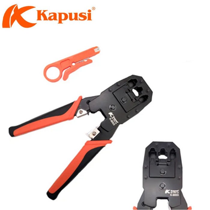 Kapusi Tang Crimping Tools RJ10 RJ11 RJ45 Kupas Kabel K-9003