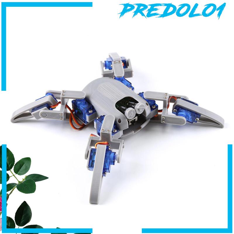 [Predolo1] Kit Robot Spider Segi Empat Pemrograman Elektronik Mainan DIY Untuk Hadiah Ulang Tahun