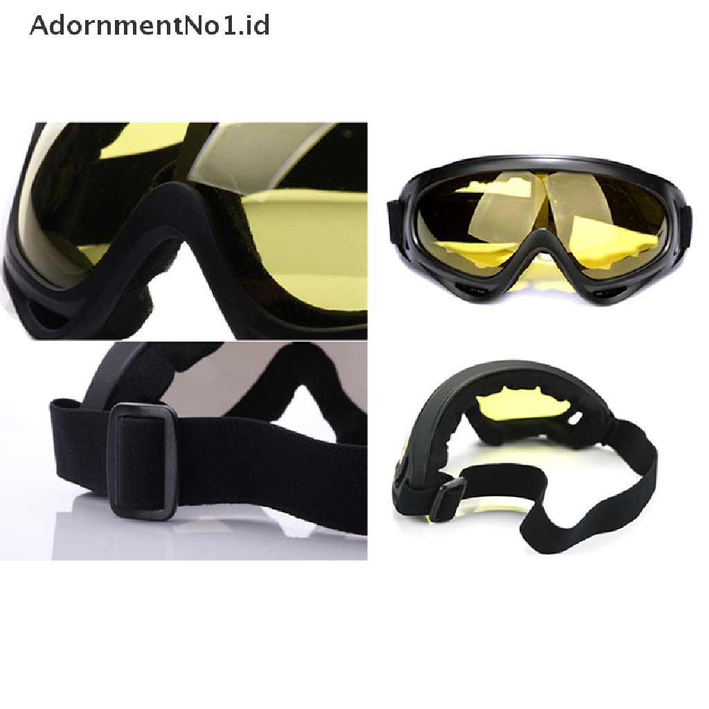 [AdornmentNo1] Kacamata Motocross Helm Goggles Ski Sport Gafas Untuk Motor Motor Motor Trail ATV [ID]