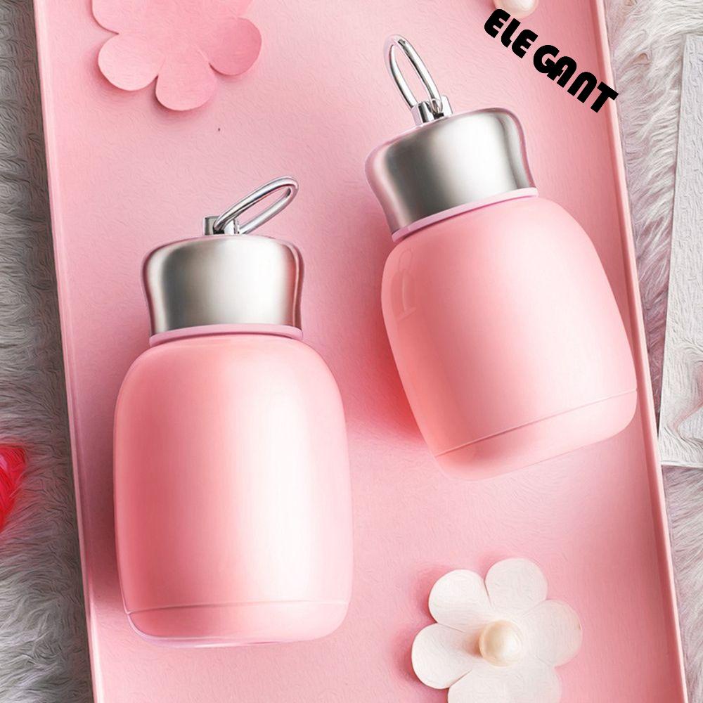 [Elegan] Termos Cangkir Warna Permen Kualitas Tinggi Portabel Lucu Stainless Steel Perlengkapan Minum Compact Vacuum Flasks