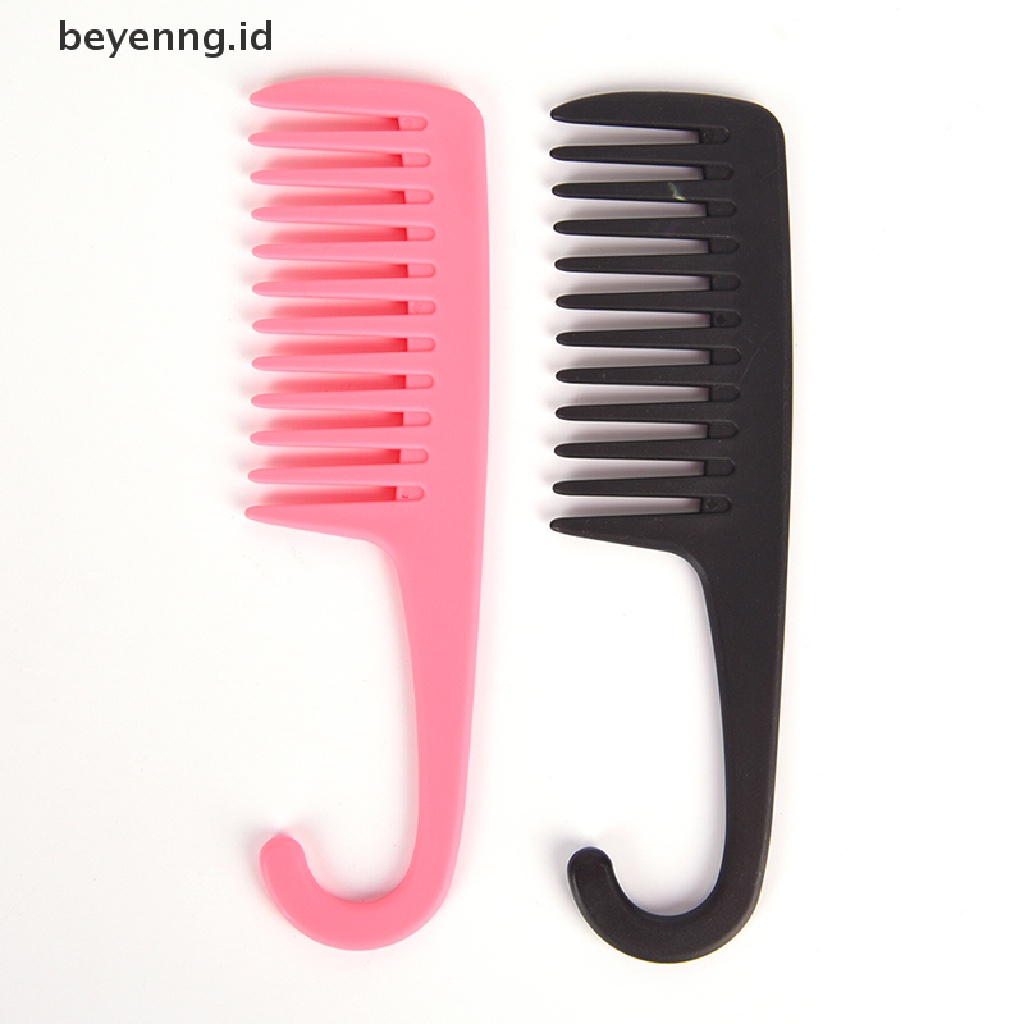 Beyen Pegangan Pengait Sisir Gigi Lebar Besar Mengurangi Rambut Rontok Sisir Styling Brush Tools ID