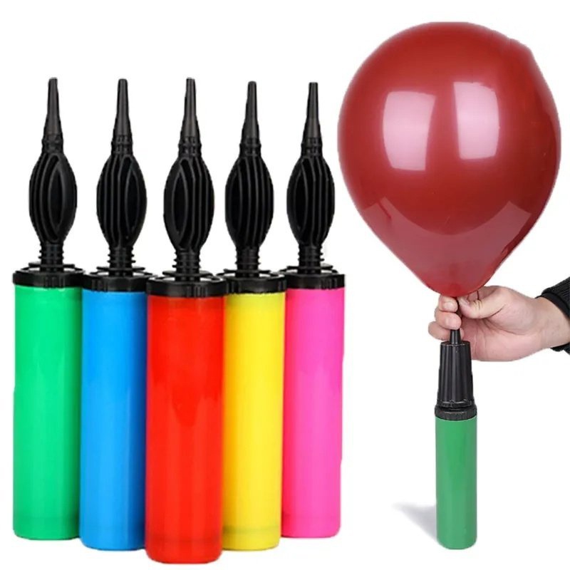 Mini Hand Push Air Inflator/Pompa Balon Multifungsi/Alat Tiup Renang/Aksesoris Balon Berguna Portabel Untuk Perlengkapan Dekorasi Pesta Ulang Tahun Pernikahan