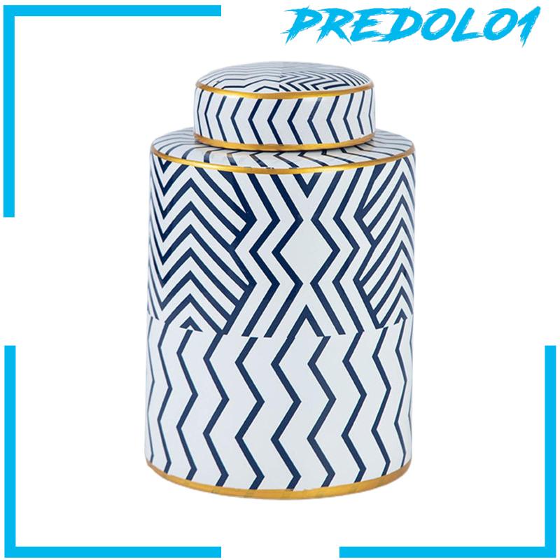 [Predolo1] Vas Guci Jahe Keramik Besar Modern Minimalis Nordic Dengan Tutup Ceramic Vase