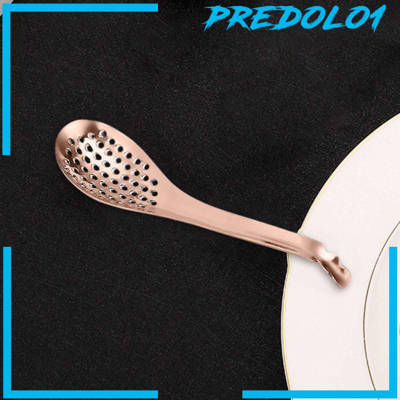 [Predolo1] Spherification Spoon Stainless Sendok Slotted Kecil Untuk Saus Kari Sereal