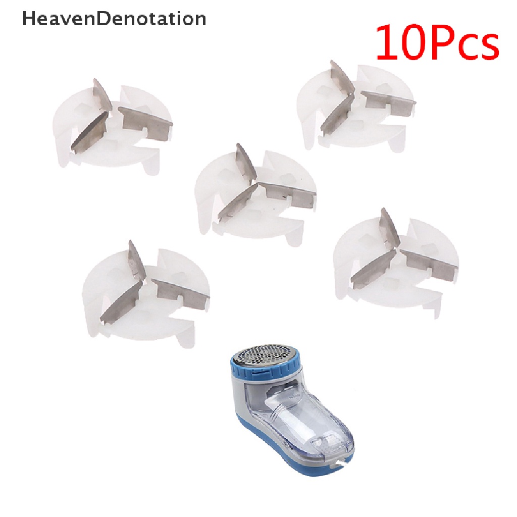 [HeavenDenotation] 10pcs Hair Ball Trimmer Head blade Pisau Mesin Penghilang Serat Bulu Kepala Pengganti HDV