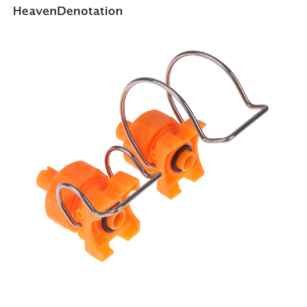 [HeavenDenotation] Kipas Angin Datar Bola Adjustable Full Cone Clamp Klip Nozzle Penyiraman Irigasi HDV