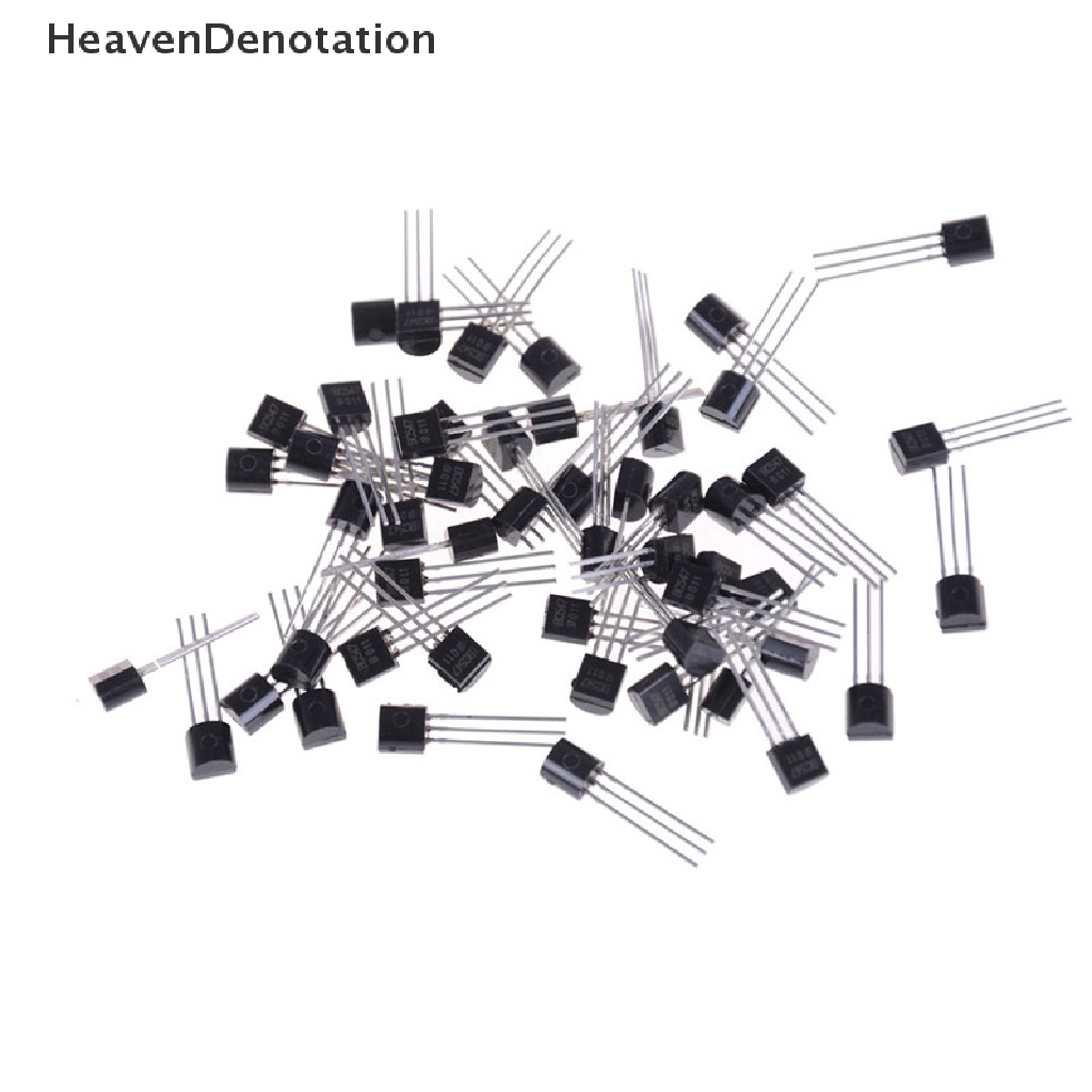 [HeavenDenotation] 50pcs/set Transistor NPN Hitam BC547 BC547B 0.1A/45V HDV