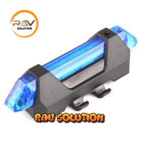 Lampu Sepeda 5 LED Taillight Rechargeable - SET A RAV SOLUTION