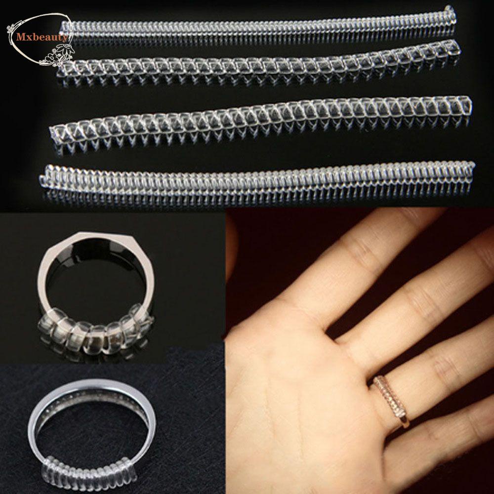 Mxbeauty 4 Ukuran / Set Ring Sizer Adjuster Aneka Warna Untuk Aksesoris Perhiasan