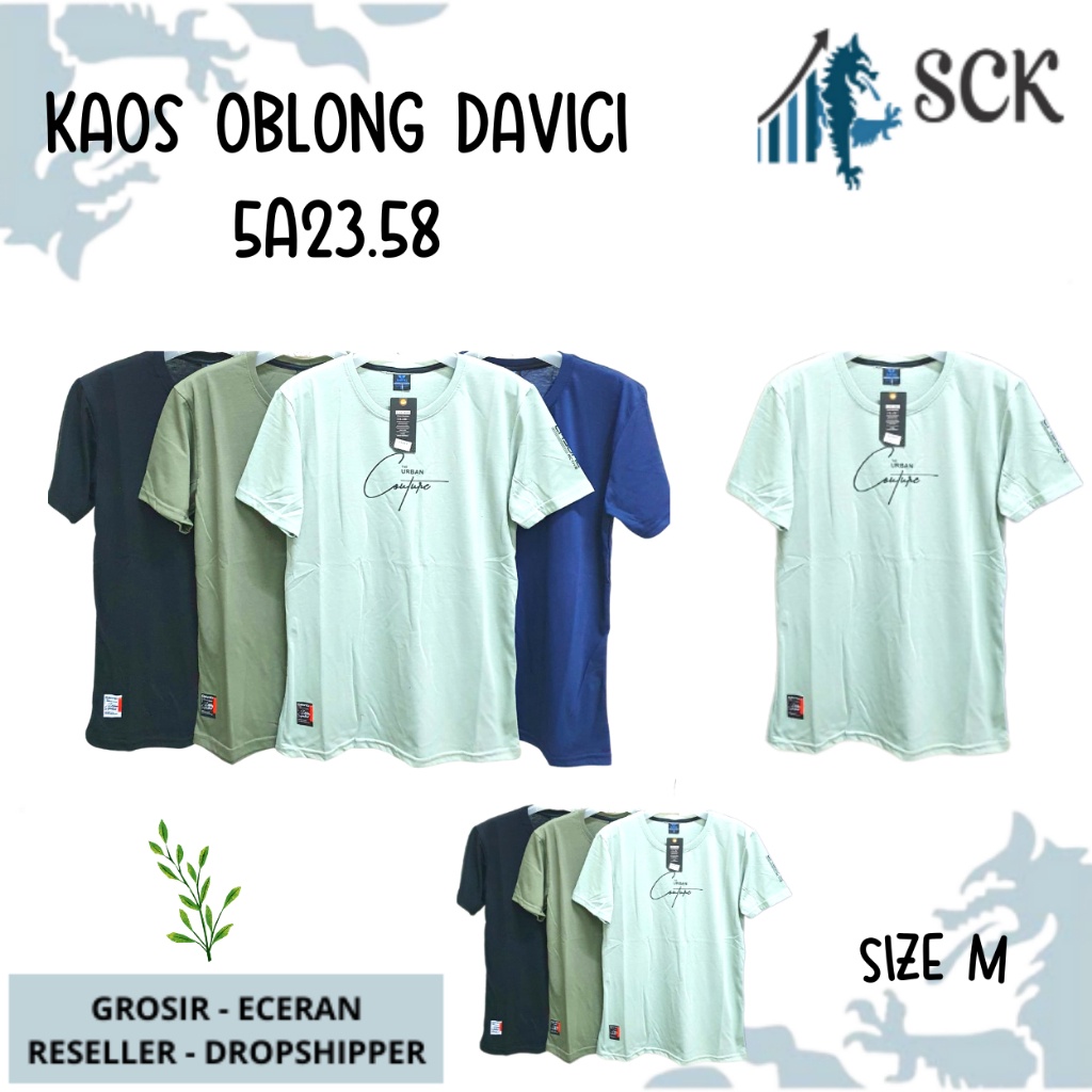 Kaos Distro Davici Polos (M) Motif Dewasa Keren / Oblong Pria Katun / Pakaian Casual - sckmenwear GROSIR