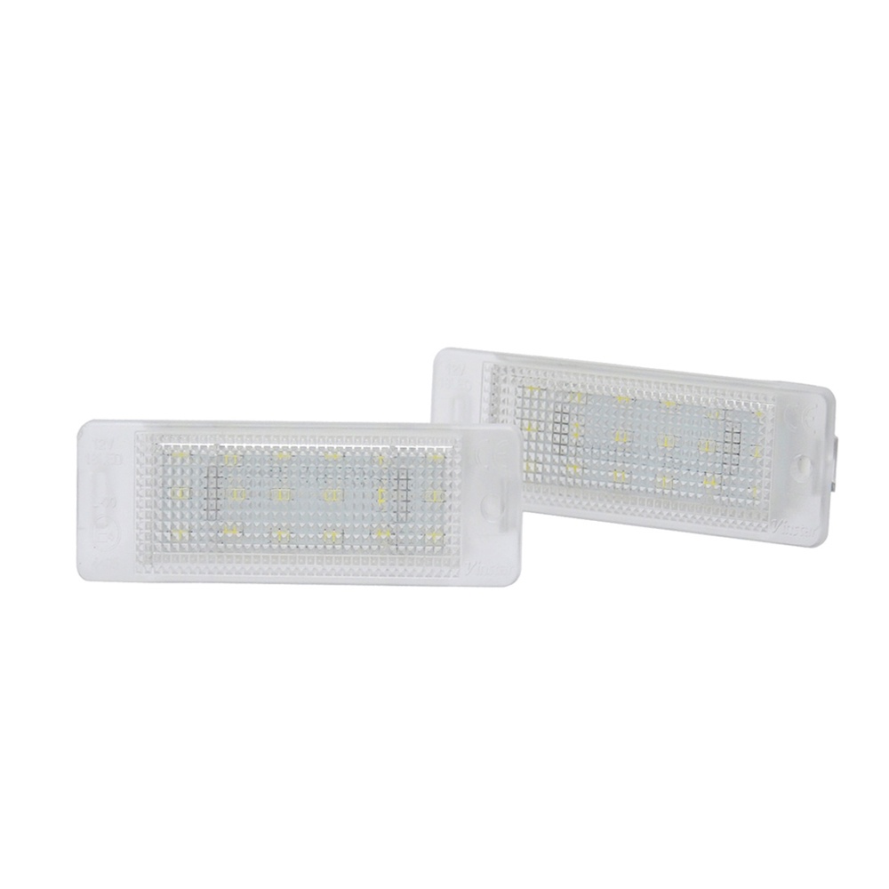 2pcs Untuk Opel Astra F 1992-1998 Untuk Calibra 1989-1997 Kecerahan Tinggi Putih LED Plat Lampu Nomor Plat Lampu