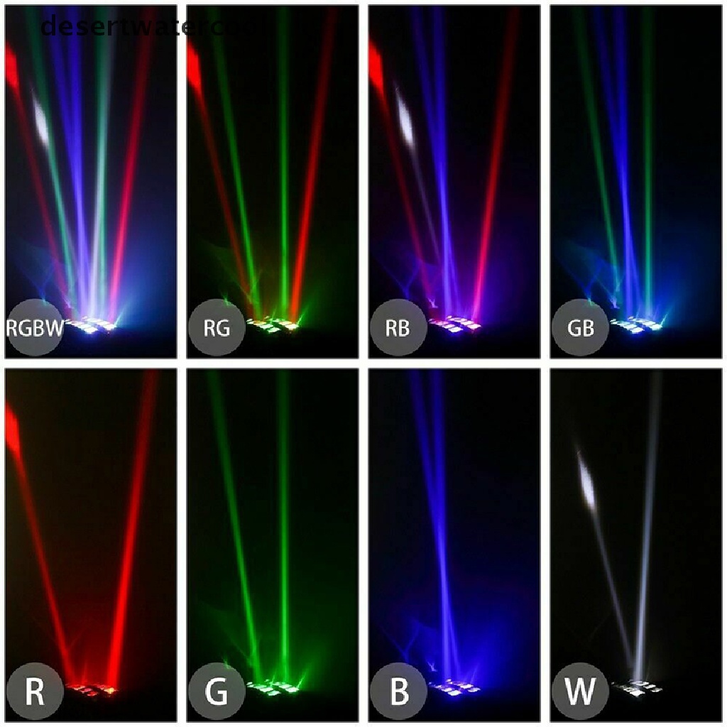 Deid RGBW 80W LED Spider Strobo Moving Head Stage Lighg DMX Kontrol Suara Untuk DJs Martijn