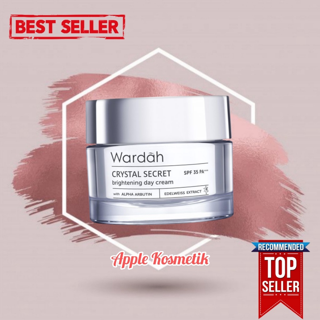 WARDAH Crystal Secret Brightening Day Cream 30g - Apple_Kosmetik