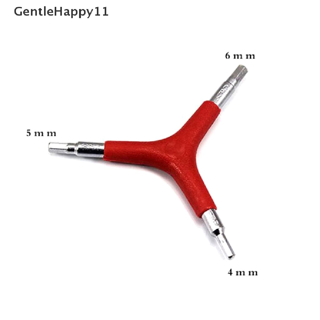 Gentlehappy Y-Type Bicycle 4-5-6 8-9-10mm Segitiga Hexagon Kunci Sekrup Kunci Pas Spanner Tools id