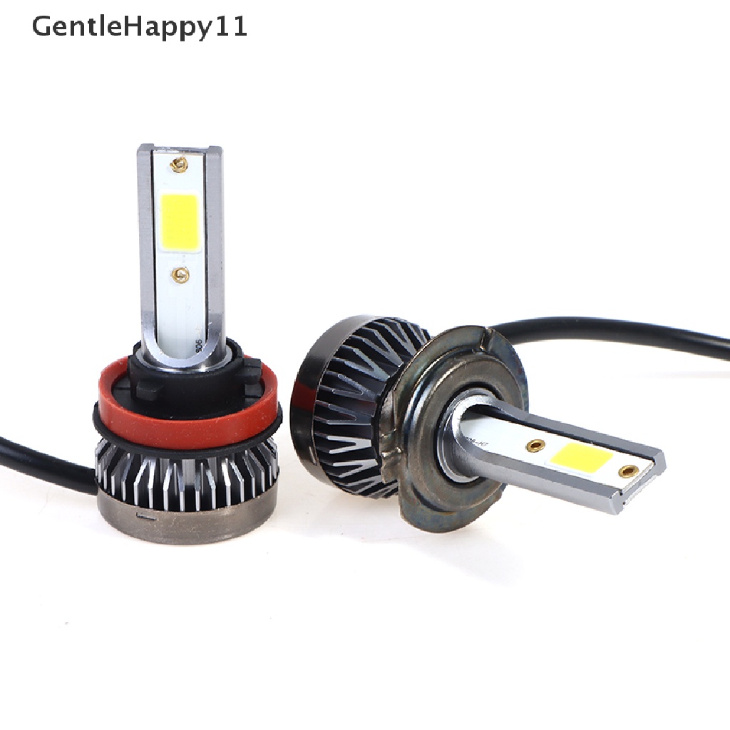 Gentlehappy 1pasang H1 H3 H4 H7 H11 Kit Konversi Lampu LED Mini 16000LM 6000K id