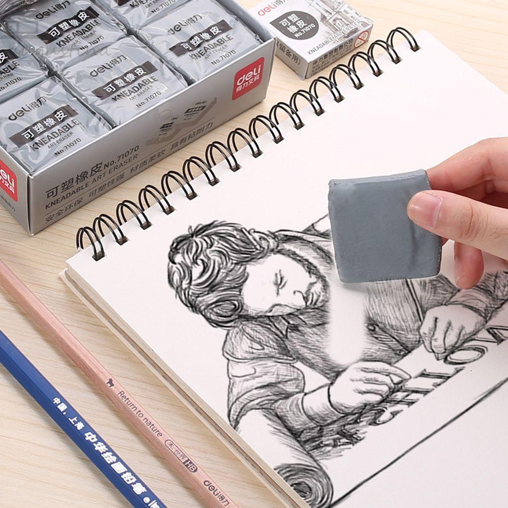 Agustina Pencil Eraser Pianting Tahan Lama Desain Gambar Novel Sketsa Profesional Perlengkapan Kantor Sekolah Stationery Plastisin