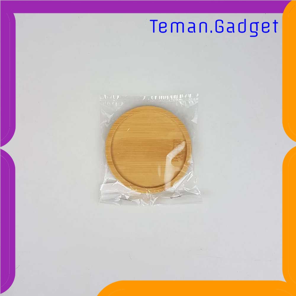 TG - DPR WITUSE Alas Tatakan Pot Tanaman Dekorasi Minimalism Bamboo Tray Circle - EQF301