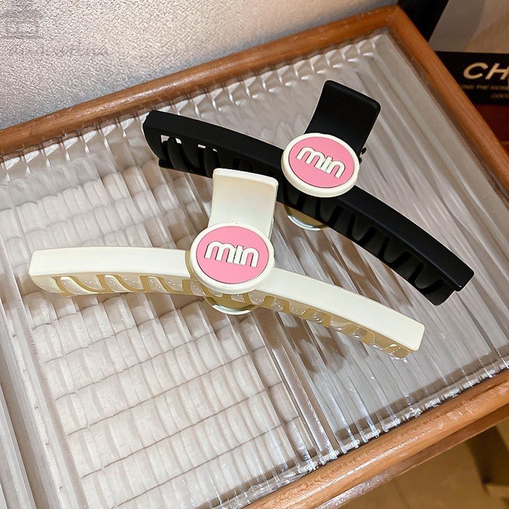 Agustina Wanita Cakar Rambut Untuk Gadis Manis Baru Heardress Besar Hairgrips Fashion Hiasan Kepala Ponytail Holder Korea Hiu Klip