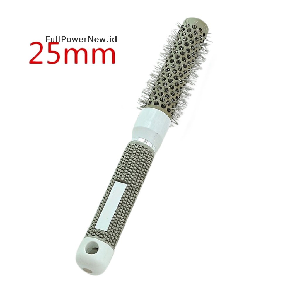 Power Sisir Bulat Ion Keramik Barber Hair Dressing Salon Styling Brush Barrel 5style ID