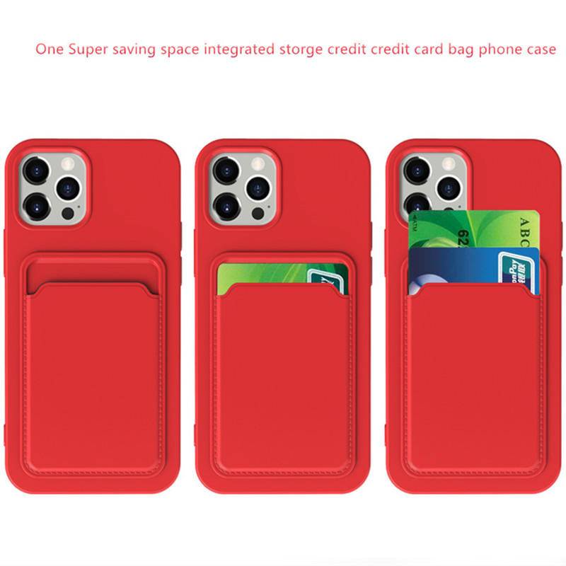 Card Holder Phone case Untuk iPhone X XS MAX XR 7 8 Plus SE 2022 2020 Dompet Soft Back Cover Shockproof case Untuk iPhoneX iPhoneXR