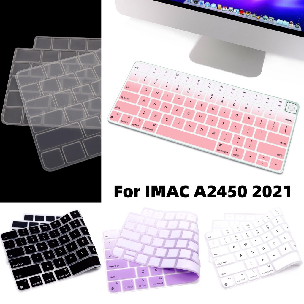 Untuk IMAC A2450 2021sarung Keyboard Silikon Tahan Air Film Tahan Debu