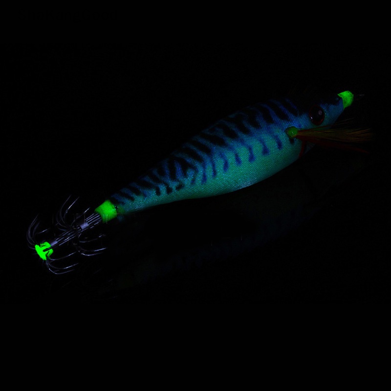 Skid 70mm 10g Floag Squid Jigs Fishing Lure Kaitan Cumi Udang Buatan Untuk SKK Laut