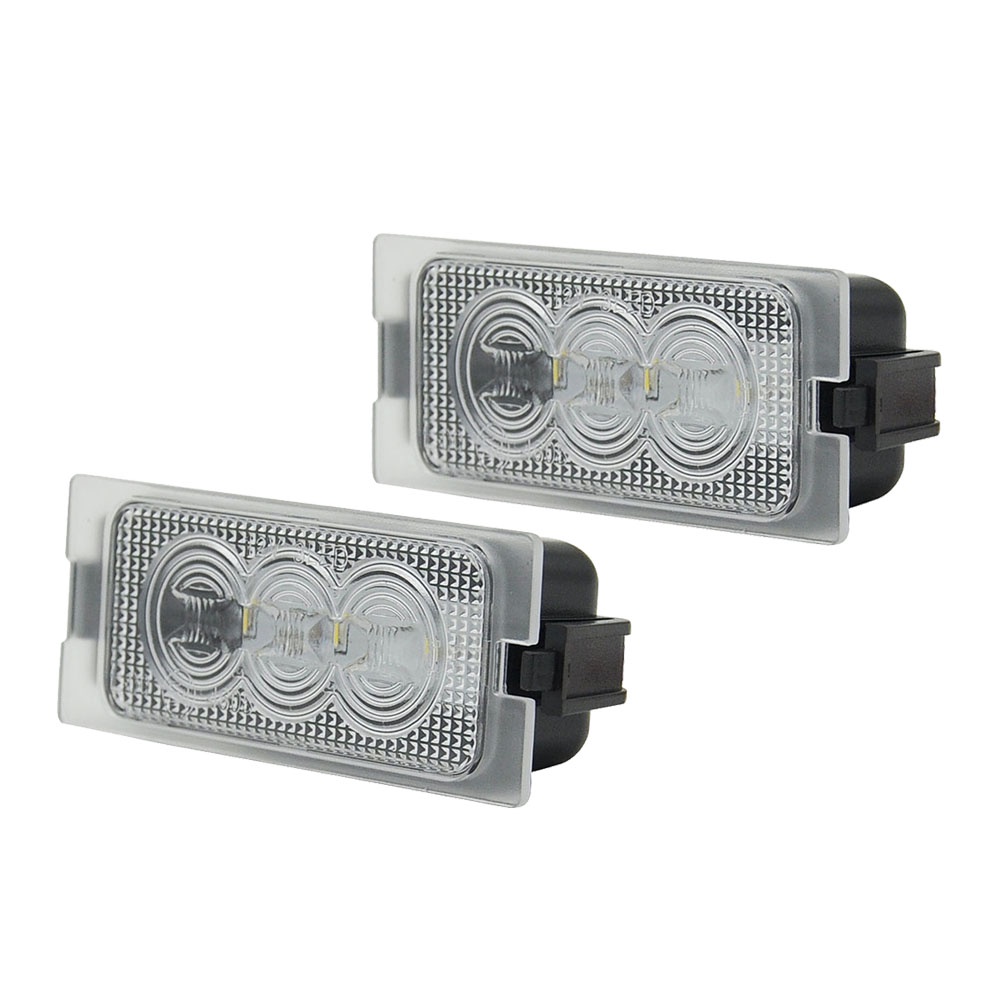 2pcs Lampu Plat Nomor LED Putih Untuk Ford Edge 2007-2014 Escape 2008-2012 Untuk Mercury Mariner 2008-2011