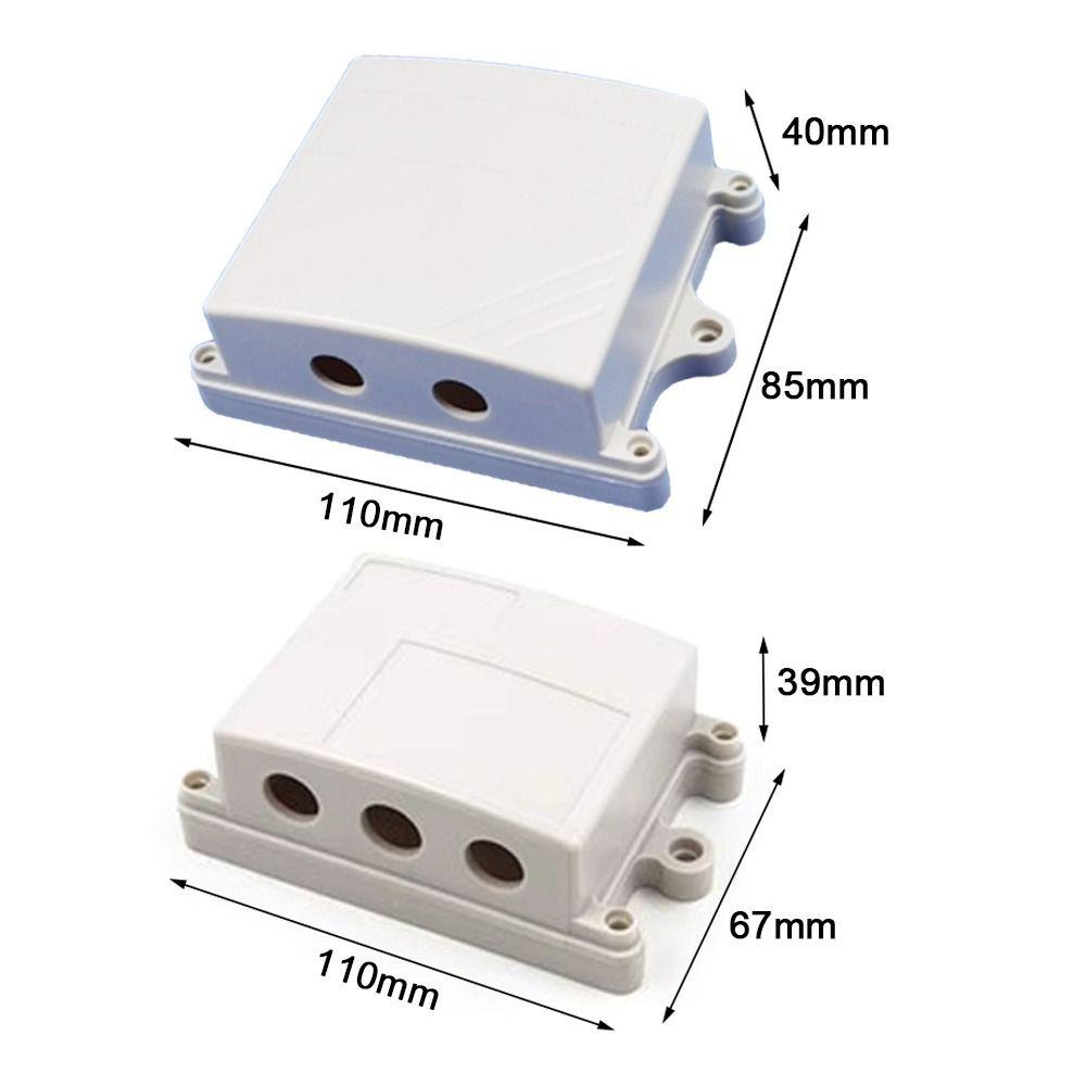 Kotak Proyek Elektronik Nanas Putih/ Hitam ABS Plastik PLC Controller Housing Casing Instrumen