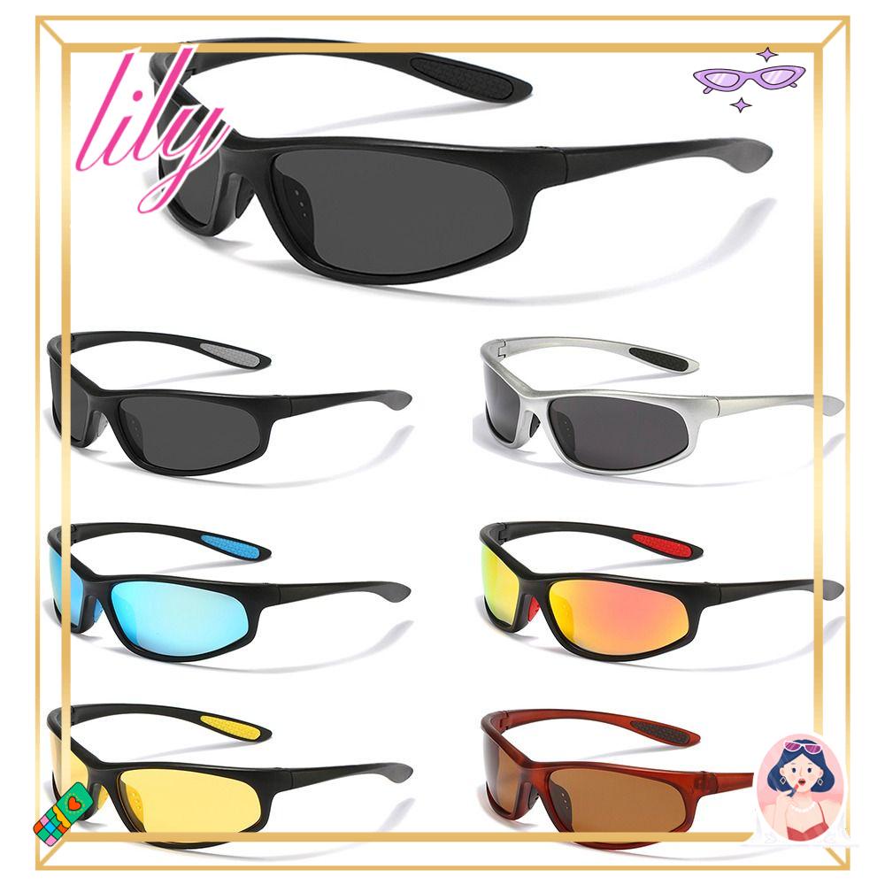 Lily Kacamata Polarized Pria Wanita Bersepeda Kacamata Olahraga Luar Ruangan UV400 Shades
