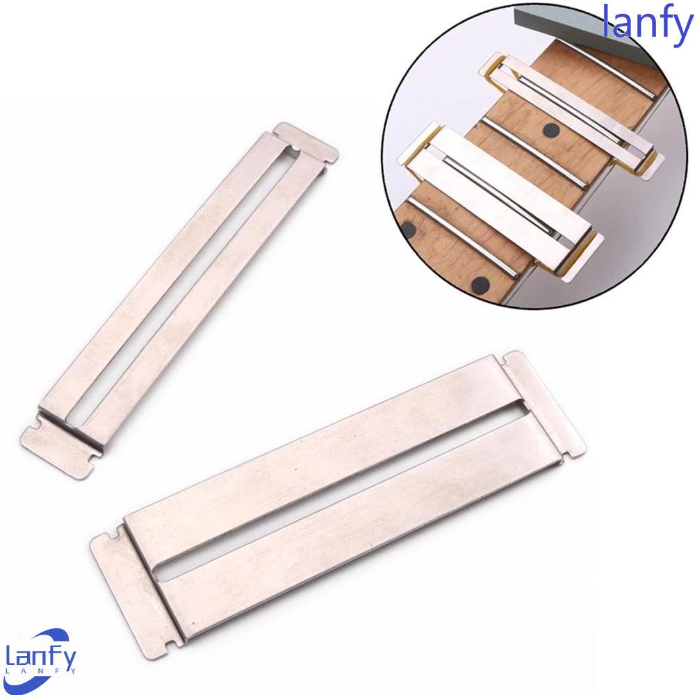 Lanfy Finger Plate Aksesoris Gitar Tahan Lama Luthier Alat Musik Gitar Fret Kawat Pelindung Kit Radian Poles