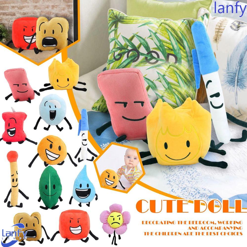 Lanfy Mainan Boneka Bantal Stuffed Plush Kartun Battle for Dream Island Untuk Hadiah Ulang Tahun