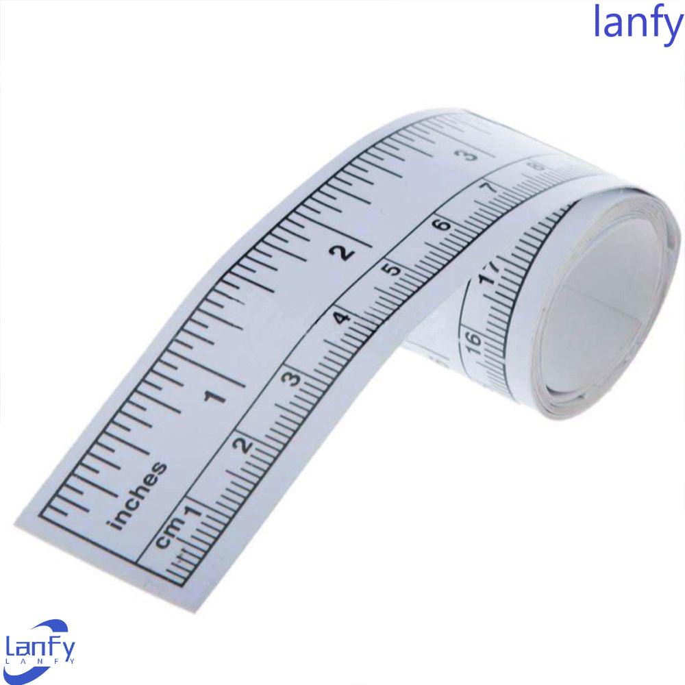 LANFY New Ruler Rulers Measure Tape Stickers Sticker Vinyl Metric Adhesive Machine Self/Multicolor