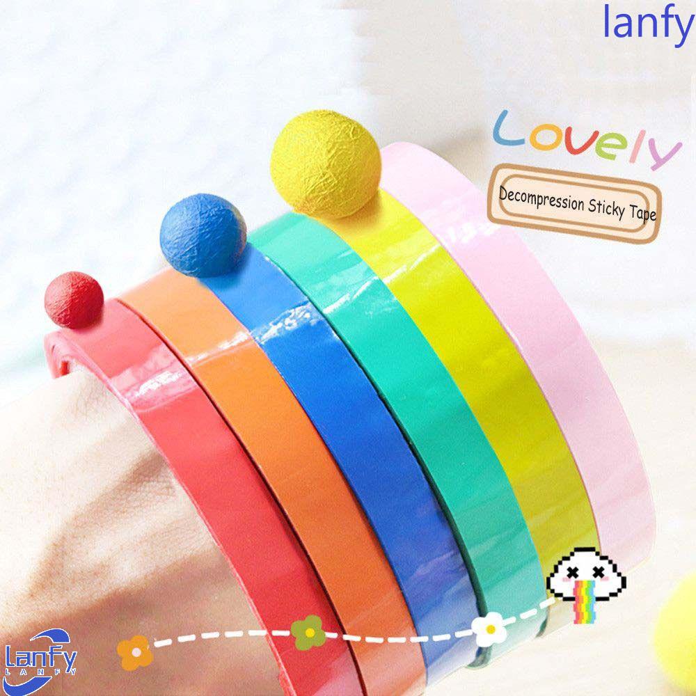 Lanfy Unzip Tape Relax DIY Stationary Fidget Toy Kids Gift Anti Kecemasan Tape Perekat