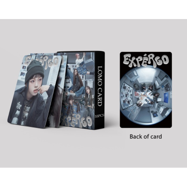 55pcs/box NMIXX Photocards AD MARE LILY HAEWON LOMO ENTWURF Postcard Kartu LOMO In Stock New Arrival LY