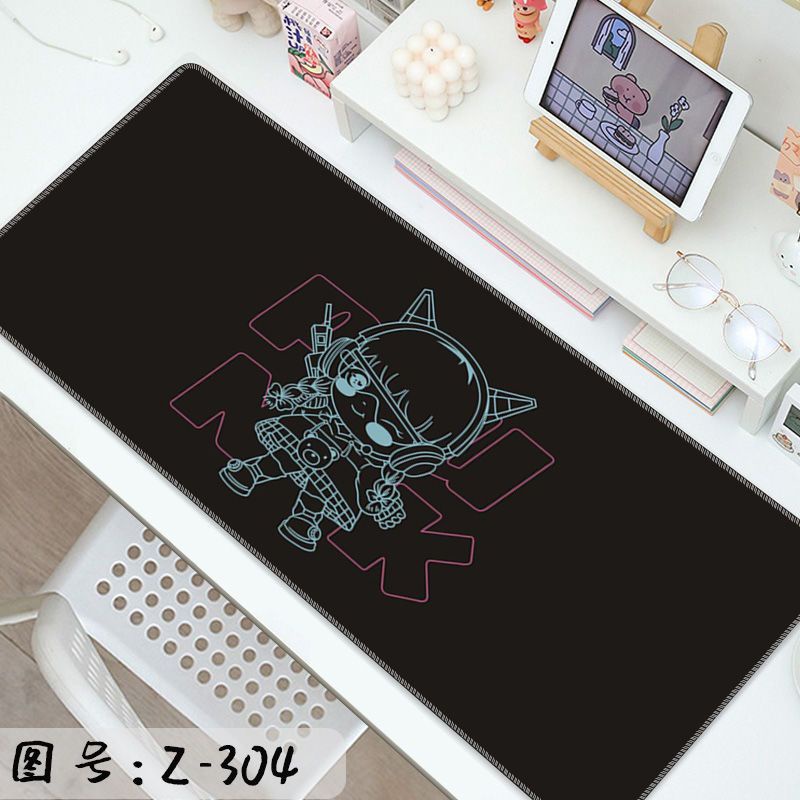 Original Little Demon Girl Besar Mouse Pad Kartun Komputer Laptop Meja Khusus Alas Meja Kantor Kreatif