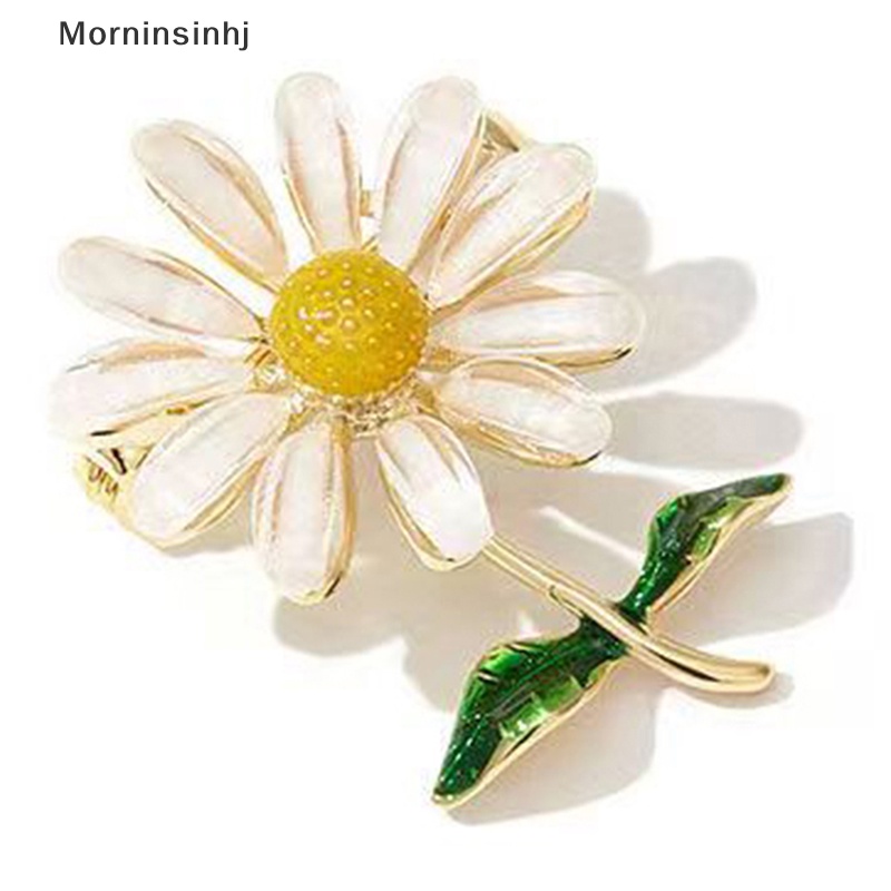 Mornin Enamel Kreatif Daisy Bros Pin Mantel Gadis Paduan Bros Pin Perhiasan Aksesoris Bros Hadiah Liburan Perhiasan id