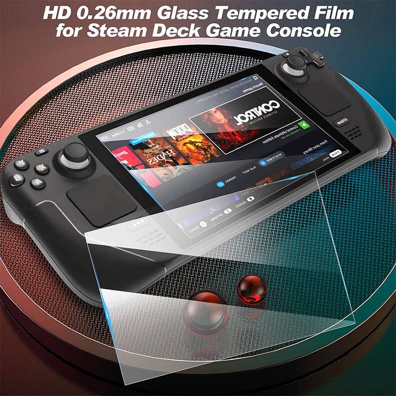 Hd Tempered Glass for Steam Deck Screen Protector Film Pelindung Dek Uap2022Kaca Blu ray Anti Gores