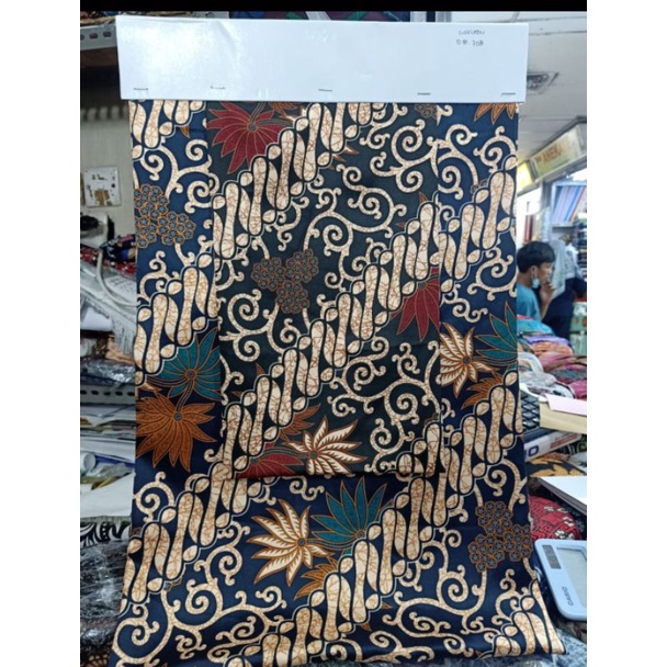 kain batik silky jatoh, lembut / bahan batik semi sutra silk