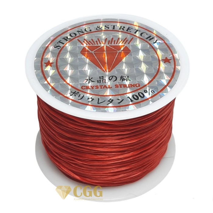 Tali Benang Karet Gelang Serat Super 60 Meter Elastis - Putih