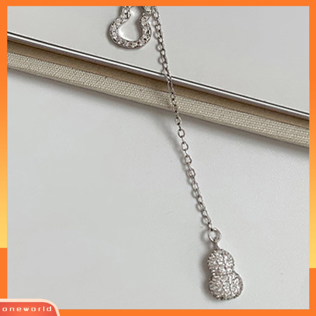 [EONE] Rantai Klavikula Pengerjaan Halus Tahan Luntur Tahan Aus Elegan Aksesori Dekorasi Leher Anti Karat Bentuk Y Kalung Rantai Tipis Untuk Kehidupan Sehari-Hari