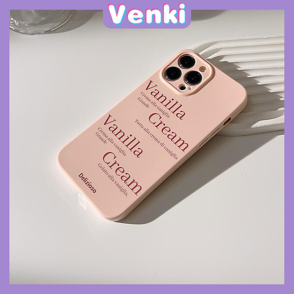 VENKI - For iPhone 11 iPhone Case Pink Glossy Film TPU Soft Case Shockproof Phase Cover Protection Pink Letters Compatible with iPhone 14 13 Pro max 12 Pro Max xr xs max 7 8Plus