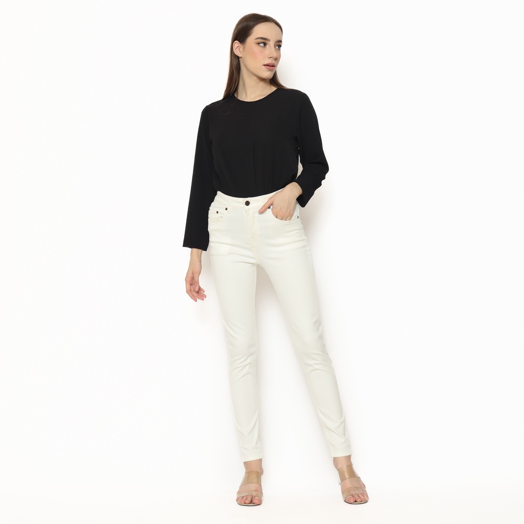 Rodeo - Jeans Wanita - Daniza Jeans - White