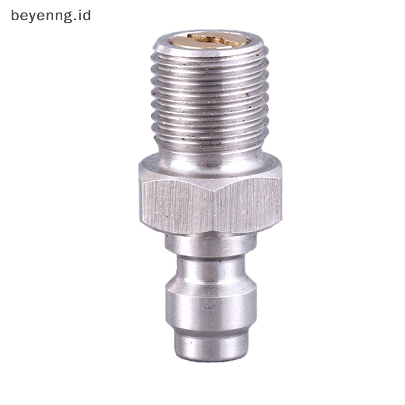 Beyen PCP Paintball Pneumatic Quick Coupler 8mm M10x1 Male Plug Adapter Fitg1/8NPT ID