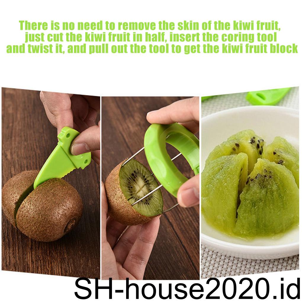 Hot Sale Kiwi Buah Cutter Peeler Slicer Kitchen Gadget tools Alat Kupas Kiwi Untuk Pitaya Hijau29