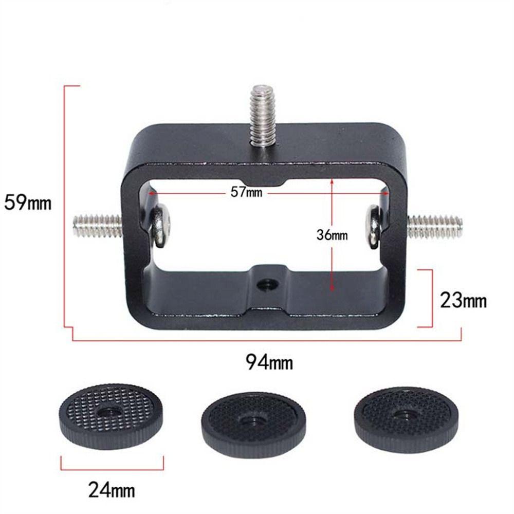 QUINTON Adaptor Untuk Tripod Untuk Siaran Live 3in1 Slot Tambahan Light Stand Holder Augmentation Clamp Holder Head Mount Bracket Adapter