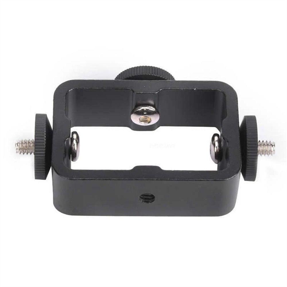 QUINTON Adaptor Untuk Tripod Untuk Siaran Live 3in1 Slot Tambahan Light Stand Holder Augmentation Clamp Holder Head Mount Bracket Adapter